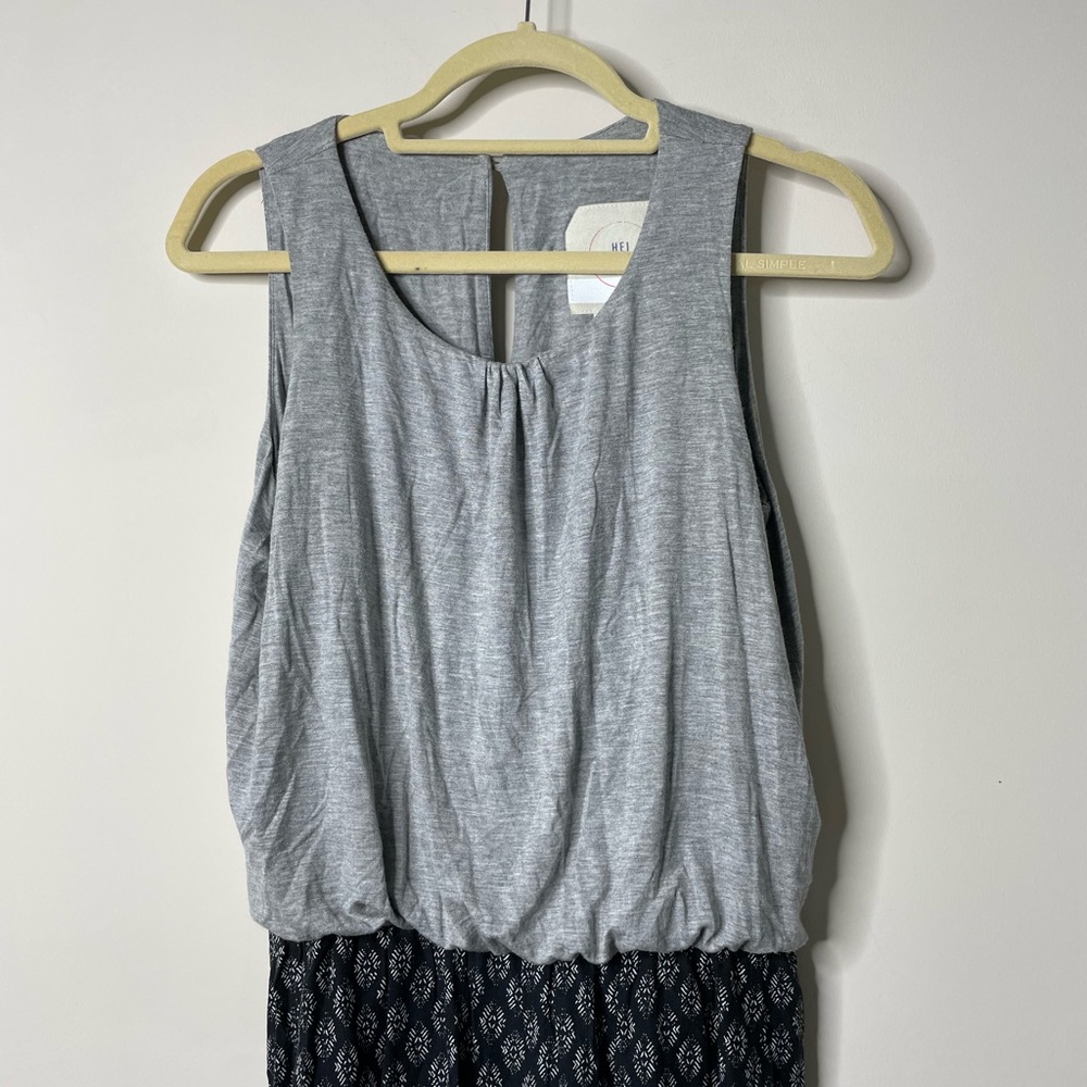 Anthro Hei Hei Rhodes Jumpsuit Black/Grey Small - Picture 3 of 11